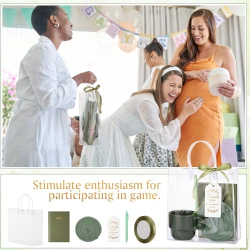 43 Pcs Baby Shower Game Prize for Winner Baby Shower Favor, Green - Image 4