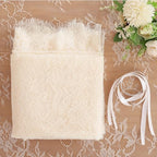 Ivory Lace Tablecloth Rectangular 60x120 Inch 2 Pieces Wedding Table Cloth - Image 6
