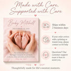 TWING Custom Baby Keepsake Birth Stats Photo Print Wall Decor, 20 X 30 in - Image 7
