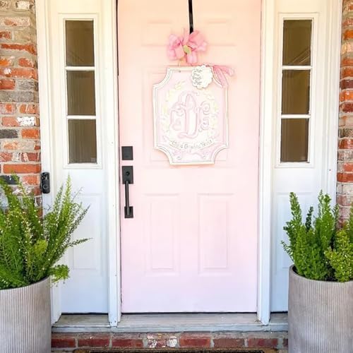 Personalized Baby Girl Nursery Door Hanger, Custom Adorable Pink/Blue Door Sign, Baby Birth Announcement Plaque, Hospital Doors and Nursery Decor, Gift for Newborn Parent - Image 5