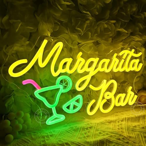 SYLHOME Margarita Bar Led Neon Light Sign Pub Party Backdrop Wall Sign - Image 5