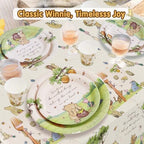 282Pcs Classic Winnie Neutral Baby Shower Decorations Quotes Plates Set - Image 2