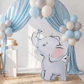 Blue Elephant Sign Baby Shower Decorations, 35'' Large Elephant by Unknown