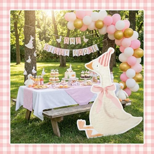 Croblissful One Silly Goose Party Decorations, Pink, Goose - Image 2