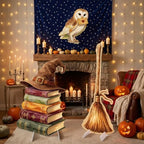 3Pcs Wizard Party Backdrop Decorations,3Ft Plastic Cardboard Cutouts - Image 4