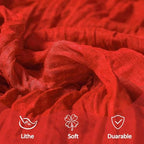 12 Pack 23 x 120 Inch Red Table Runner 10Ft Cheesecloth - Image 5