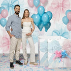 AmazingSpark 28in Giant Gender Reveal Gift Box Kit, Bow - Image 4