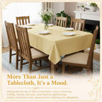 Newwiee 72 Pack Colorful Plastic Tablecloths Bulk 54" x 72" - Image 5