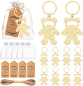50Pcs Bear Bottle Openers Keychain Bulk Baby Shower Party Favors for Guests Cute Bear Keyring with Organza Bags Tags, for Gender Reveal Theme Birthday Decoration Return Gift Souvenirs（Bear Style） by wxfdac