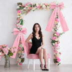 6 Pack Oversized Pink Bows for Wall Decor – 17x39 Inch Coquette Ribbon Bows for Birthday Backdrop, Girls Room, Party & Aesthetic Home Decorations - Image 6