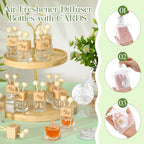 Hoolerry 30 Sets Baby Shower Gifts for Guest Car Air Freshener, Eucalyptus - Image 3