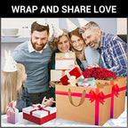 EUSOAR Extra Large Gift Wrap Bags in Bulk, 20 Pack 16x6x12 inches Kraft Paper Bags with Handles, Heavy Duty Totes for Wedding, Grocery, Boutique, Retail, Business, Party Favors, Birthdays - Image 5