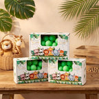 Civaner 6 Set Safari Baby Shower Game Jungle Animal Swing Shaking Balls - Image 2