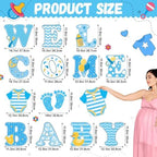 13 Pcs welcome Baby Yard Signs with Stakes 15in Baby Shower Yard Sign, Blue - Image 2