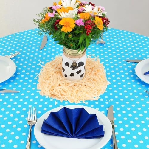 Chunful 6 Pcs Western Cowboy Mason Jars Centerpieces with Brass Bells for Table Cowboy Baby Shower Decorations Cow Print Western Theme Party Baby Shower Table Centerpieces - Image 4