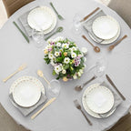 Kochorie 300 Pieces Woodland Plastic Silverware, Disposable Plastic Utensils, Heavy Duty Cutlery Set Heavyweight Flatware Includes Spoons Forks Knives for Birthday Wedding Forest Party Supplies - Image 6