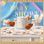 Dandat 350 Pcs Baby Shower Set, Bear, Brown - Image 5