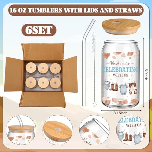 Daifunli 6 Set Western Cowboy Baby Shower Prize Gift for Winner Guest - Image 3