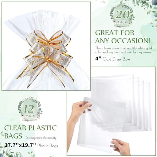 Thenshop 44 Pcs Empty Gift Basket Bulk,Basket Gifts, Sage Green, Solid - Image 3