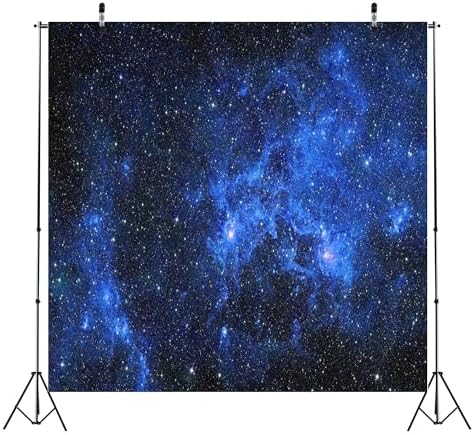 BELECO 10x10ft Fabric Galaxy Stars Backdrop Starry Night Sky Outer Space Galaxy Backdrop Universe Nebula Photography Background Kids Space Party Birthday Baby Shower Decoration Banner Photo Booth Prop - Image 2