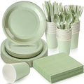 Dandat 350 Pcs Bridal Shower Decorations Baby Shower Party Supplies, Sage by Dandat