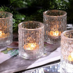 36pcs Clear Votive Candle Holders, Glass Candle Holders for Wedding Table Decorations, Tea Light Candle Holder, Candle Votives for Baby Shower Christmas Party Table Decor, Home Decor - Image 4