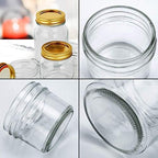 4 oz Glass Jars with Lids and Bands, 40 Pack Canning Jars - Image 3