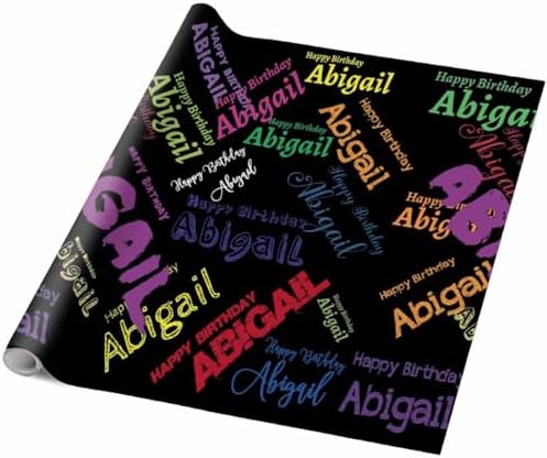 AOFUN Designer Wrapping Paper - Personalized Customized Gifts for Husband, 5 Rolls 58" x 23" - Image 5