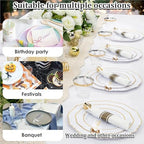 80Pcs Acrylic Place Cards Blank Seating Name Tags for Wedding Table Decor - Image 2