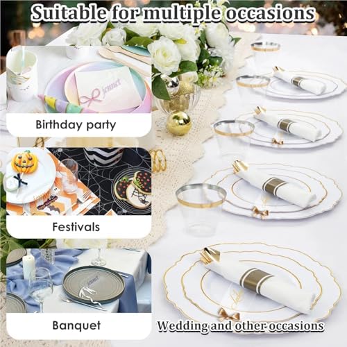 80Pcs Acrylic Place Cards Blank Seating Name Tags for Wedding Table Decor - Image 2