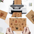 1000 Pack Goefun A7 Brown Kraft Envelopes Self Seal for Invitations - Image 5