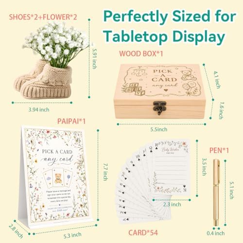 Baby Shower Guest Book Alternative, 54 Playing Cards, Sign, Box & Pen - Image 4