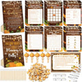 Funnymoom 426 Pcs Fall Pumpkin Baby Shower Games Set, 8 Games Activities by Funnymoom