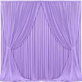 20x10ft Lavender Backdrop Curtain for Weddings, Wrinkle-Free Polyester Fabric Purple Backdrop Curtain Drapes for Birthday Party Photo Photography Decoration 5ft x 10ft,4 Panels by Gogoparti