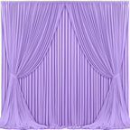20x10ft Lavender Backdrop Curtain for Weddings, Wrinkle-Free Polyester Fabric Purple Backdrop Curtain Drapes for Birthday Party Photo Photography Decoration 5ft x 10ft,4 Panels by Gogoparti