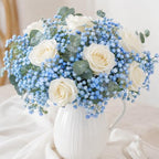 Waipfaru 30 Pcs Blue Babys Breath Artificial Flowers Bulk, Real Touch - Image 4