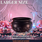 Hushee Halloween Gender Reveal Cauldron Centerpiece, 12.6" He or She Baby - Image 2