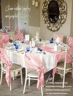 fani 120 PCS Satin Chair Sashes, 7x78 Inch, Rose Gold - Image 5