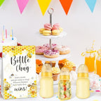 TrelaCo 20 Pcs Bottle Chug Game, Bee Theme Baby Shower Favors, Yellow - Image 5