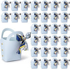 Kacctyen 30pcs Samll Purse Gift Bags PU Leather Purse Party Favors, Blue by Kacctyen