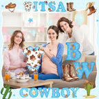 Sliner 12 Pcs It's a Cowboy Yard Signs Western Baby Shower Decorations - Image 5
