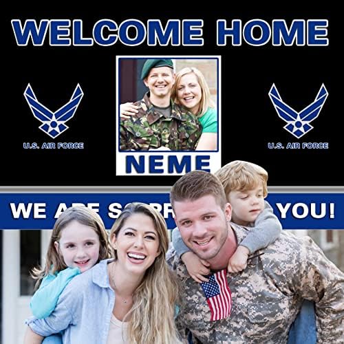 Custom Welcome Home U.S. Air Force/United States USAF Banner,Sign(6x9ft) - Image 7