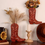 Novabright 6 Pcs Wooden Centerpiece for Tables Western Cowboy Theme Baby Shower Decorations Tabletop Flower Boxes Party Favor for Birthday Gathering Family Celebration(Boots) by Unknown