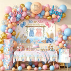 He or She Gender Reveal Decoration,Boy or Girl Gender Reveal Party Supplies - Image 4