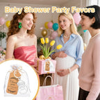 50Pcs Popping Bottle Openers Baby Shower Party Favors for Guests, Silver Bottle Opener Return Gift and Souvenirs with Organza Bags Thank You Cards for Theme Decoration Supplies（Silver） - Image 6