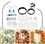 Balloon Arch Stand for Party Decoration 9.2FT & 6FT - Black by ASTILAZO