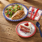 400 Pcs Disposable 250th Anniversary 4th of July Tableware Set for 50 Guest - Image 2