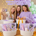 Zounys 20Pack Small Woven Gift Basket with Bags and Bows, DIY White Baskets for Gifts, Baskets for Gifts Empty to Fill for Nursery, Baby Shower, Birthday Party and New Mom Presents - Image 6