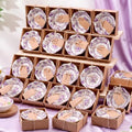 SiliFine 24 Pcs Wedding Favors for Guests Small Ceramic Bowls, Rose, Purple by SiliFine