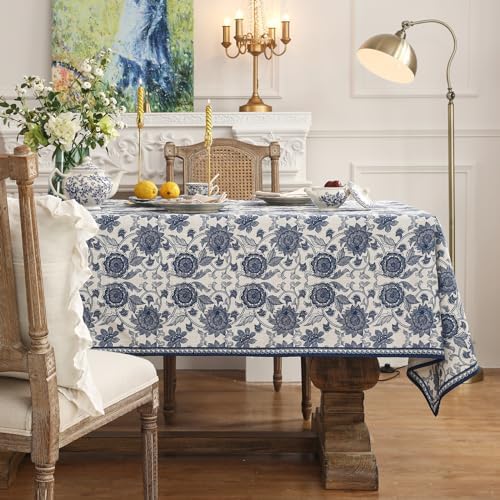 patdrea Designer Vintage French Tablecloth,Rectangular,118"x67" - Image 2